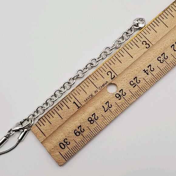 Brighton Flower Collar Statement Crystal Retired Pendant Necklace - Picture 9 of 9